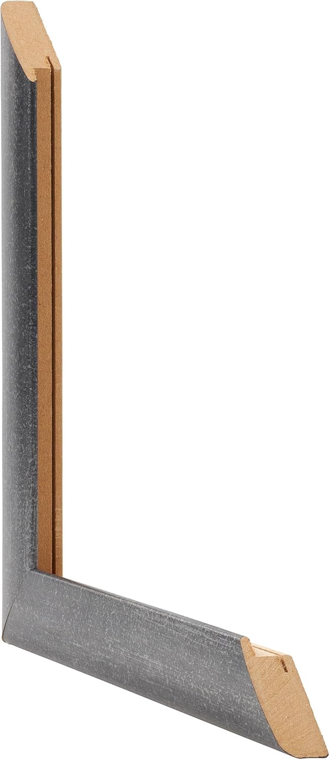 yd. Your Decoration - Bilderrahmen 75x100 cm - Grau Gewischt - Bilderrahmen aus MDF mit Acrylglas -