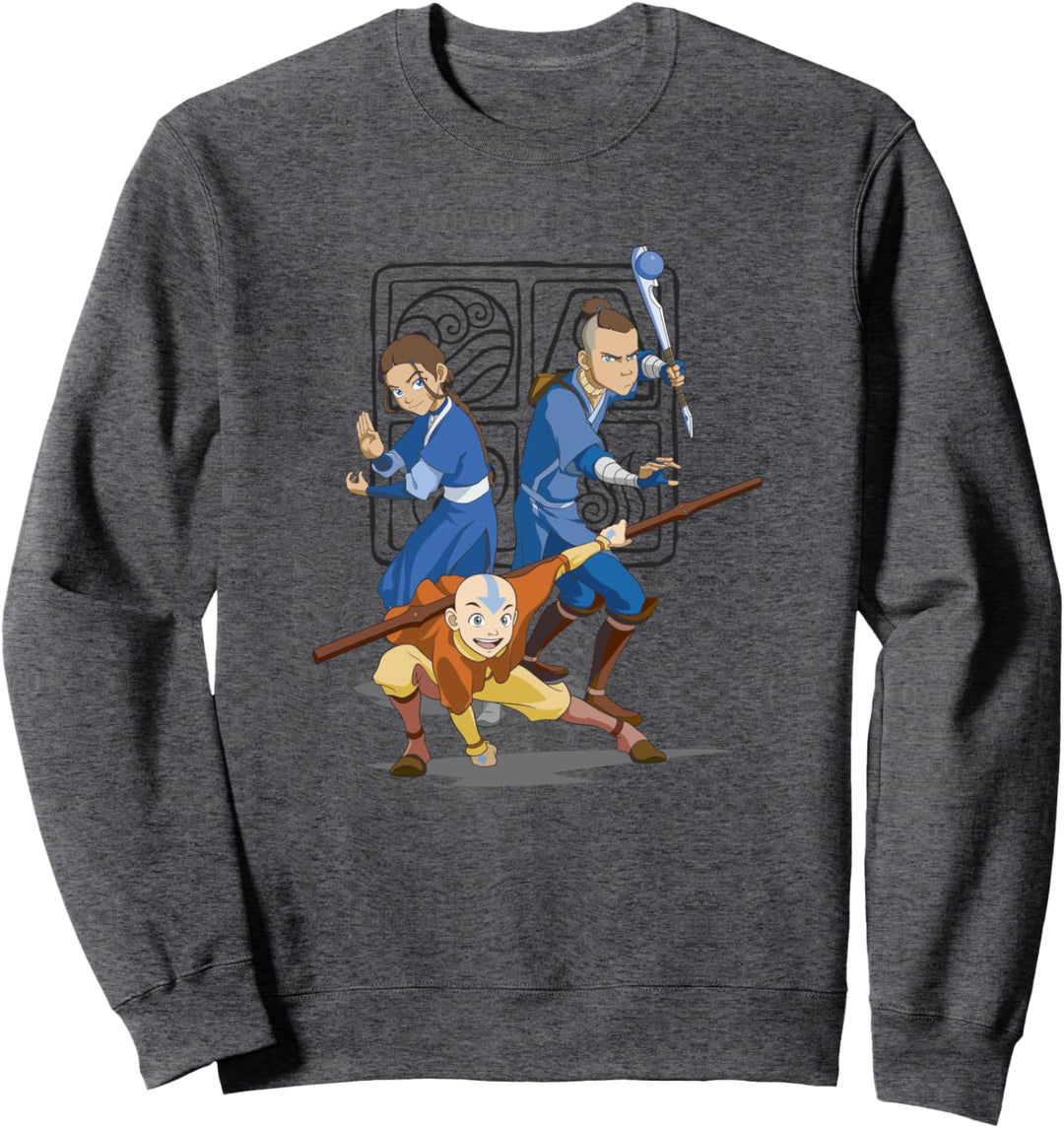 Avatar: The Last Airbender Main Cast Group Shot Sweatshirt