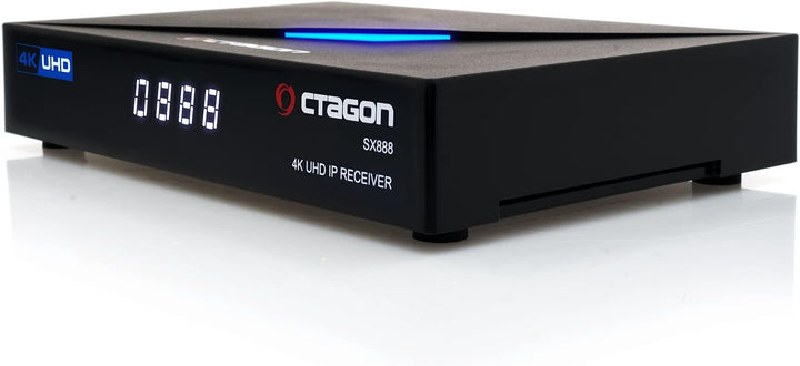Octagon SX888 V2 (Version 2) 4K UHD E2 Linux Smart TV Receiver, Multiboot SW: Define OS + E2 Linux,
