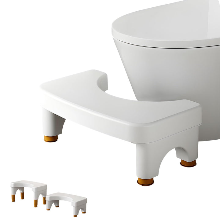 TAIZER Toilettenhocker,Toilettenhocker Erwachsene,Kackhocker,Klohocker,Die Höhe der 4 Stufen kann vo
