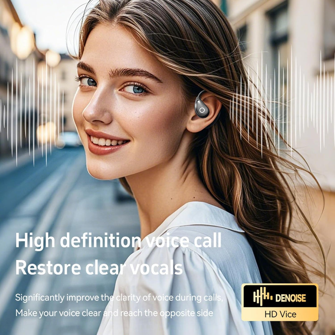 Open Ear Kopfhörer Kabellos Bluetooth Over On Ear mit Bügel Knochenschall Kopfhörer Bluetooth Sport