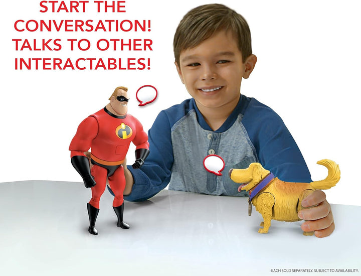 Disney Pixar Interactables Dug Sprechende Actionfigur Spielzeug, beweglicher Hunde-Filmcharakter, in