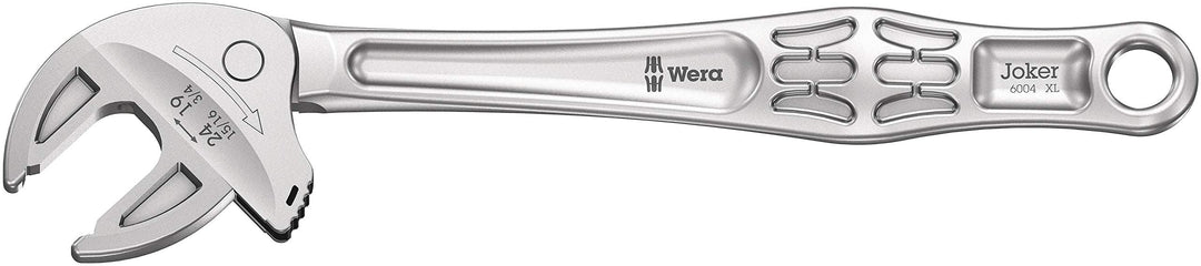 Wera 05020104001 6004 Joker XL Selbstjustierender Maulschlüssel, 19-24 (3/4"-15/16"), 6004 Joker XL
