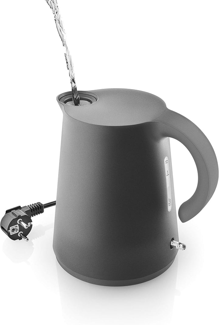 EVA SOLO | Rise wasserkocher 1,2l Black | Direkt durch den Deckel befüllen | Schwarz, Schwarz