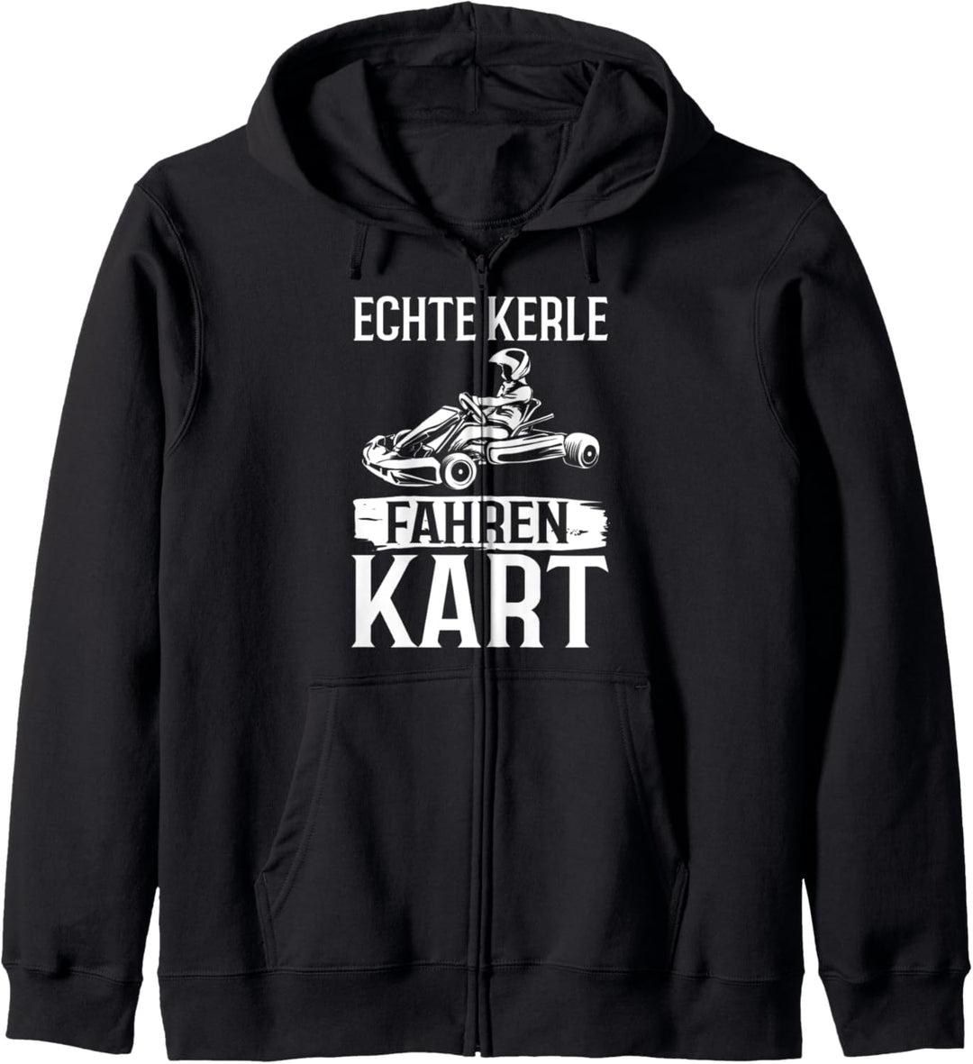 Rennsport Deko Kartfahrer Rennkart Design Gokart Racing Kapuzenjacke