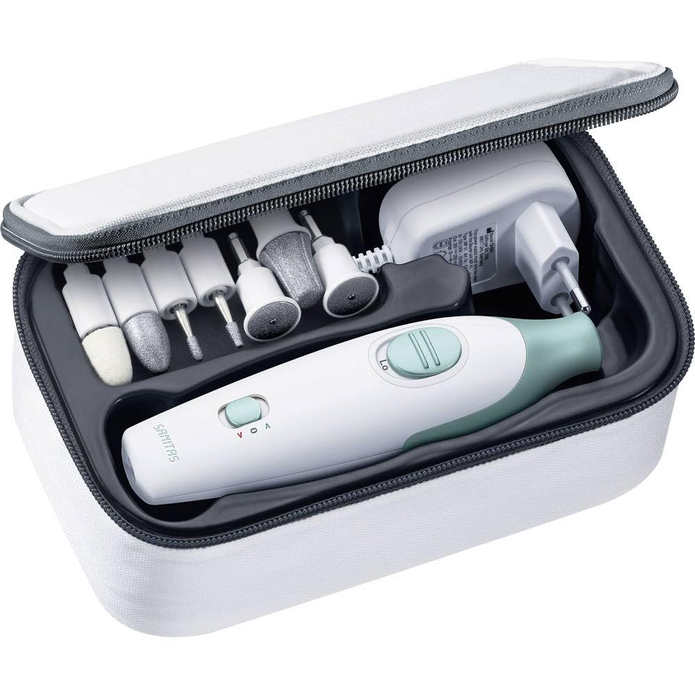 Sanitas SMA 36 Maniküre/Pediküre Set, für gepflegte Hände und Füsse, 7 hochwertige