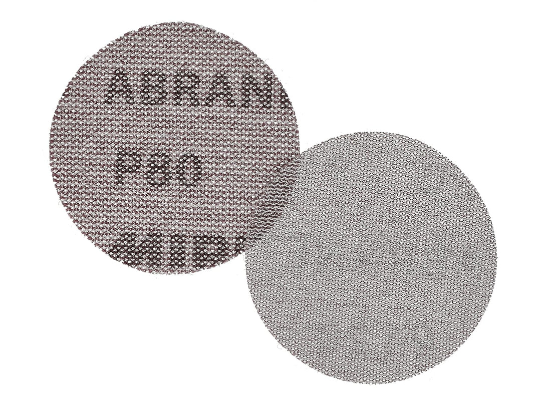 Mirka Abranet Netz-Schleifscheiben Ø 77 mm Klett/Korn P80 / 50 Stk/zum Schleifen von Holz, Spachtel,