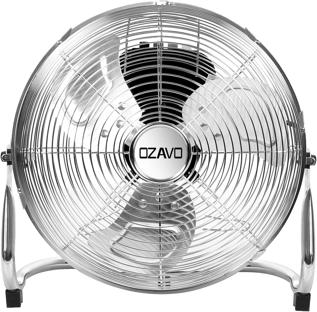 OZAVO Standventilator, Windmaschine ⌀55 cm mit 3 Laufgeschwindigkeiten, Bodenventilator Power, Tisch