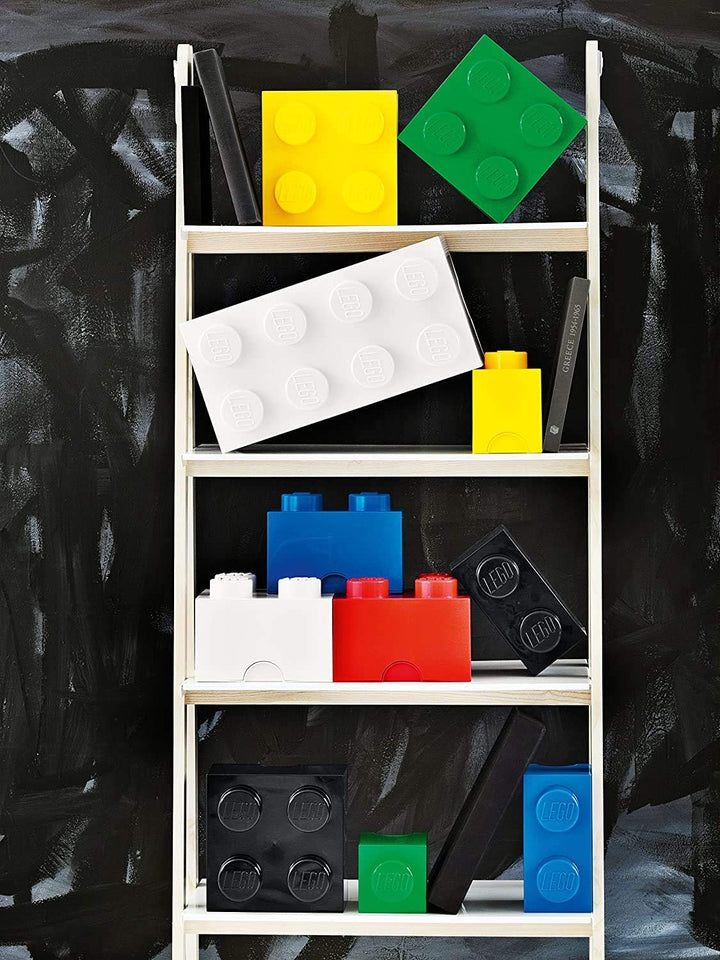 Room Copenhagen FBA_40031733 Aufbewahrungsstein, 4 Noppen, Stapelbare Aufbewahrungsbox, 5,7 l, schwa