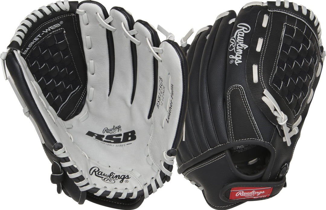 Rawlings RSB Erwachsene Slowpitch Softball Glove Serie Rechte Hand Wurf 31,8 cm – Korbgeflecht schwa