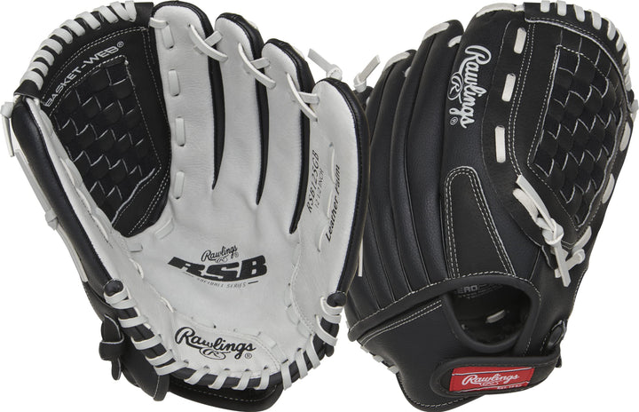 Rawlings RSB Erwachsene Slowpitch Softball Glove Serie Rechte Hand Wurf 31,8 cm – Korbgeflecht schwa