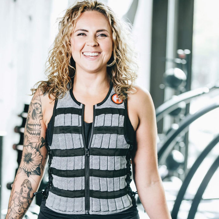 HYPERWEAR Unisex-Erwachsene Hyper Vest PRO Gewichtsweste M Schwarz / silberfarben, M Schwarz / silbe