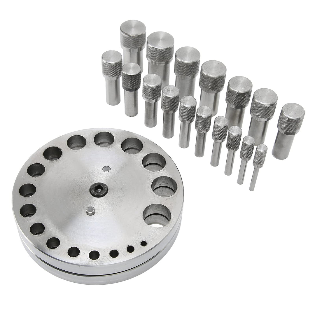 Stanzform-Scheibe, Scheibenschneider-Set, Metallformung, Schmuckherstellung, professionell für Heim-