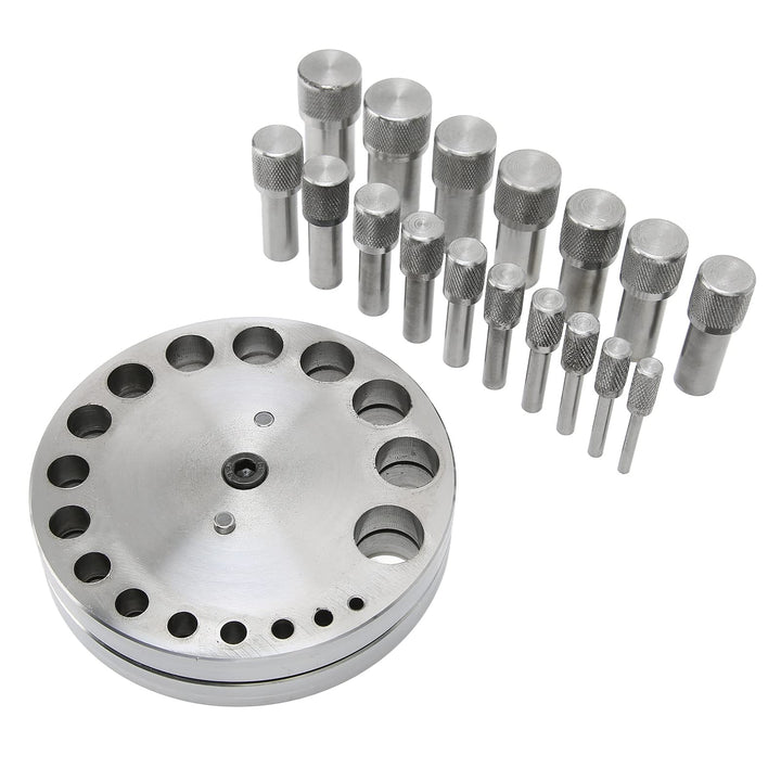 Stanzform-Scheibe, Scheibenschneider-Set, Metallformung, Schmuckherstellung, professionell für Heim-