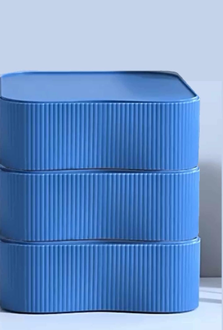 TUKA-i-AKUT [3x Stapelbar Desktop Organizer Schubladenbox Frei Kombinierbar, Schreibtisch Storage Ut