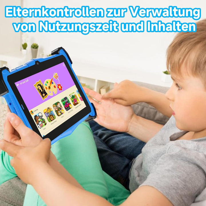EagleSoar Kinder Tablet 7 Zoll Android 15, Tablet Kinder mit 10GB RAM+64GB ROM+TF 1TB, Kindersicheru
