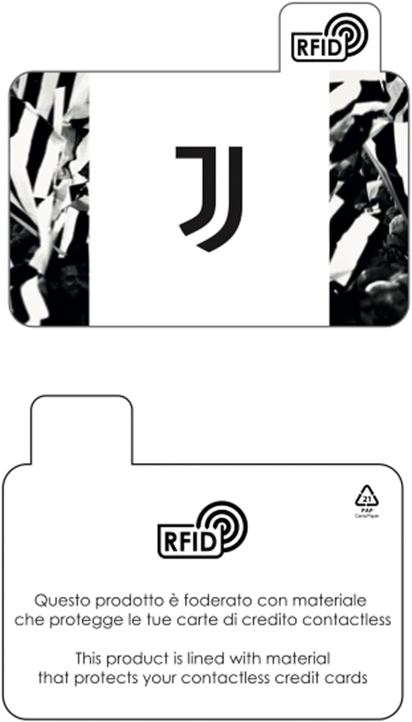 JUVENTUS FC Reisezubehör- Brieftasche, Misure: cm. 12,5 x 9