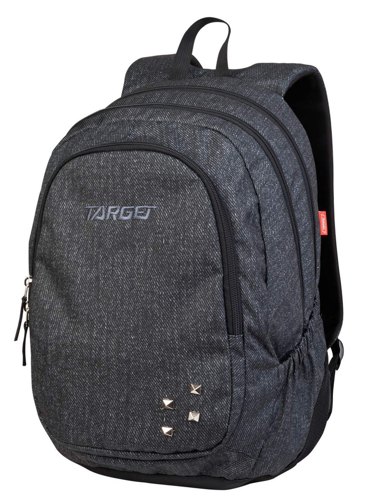 Target BACKPACK 3 ZIP DUEL CHARCOAL DENIM 26936