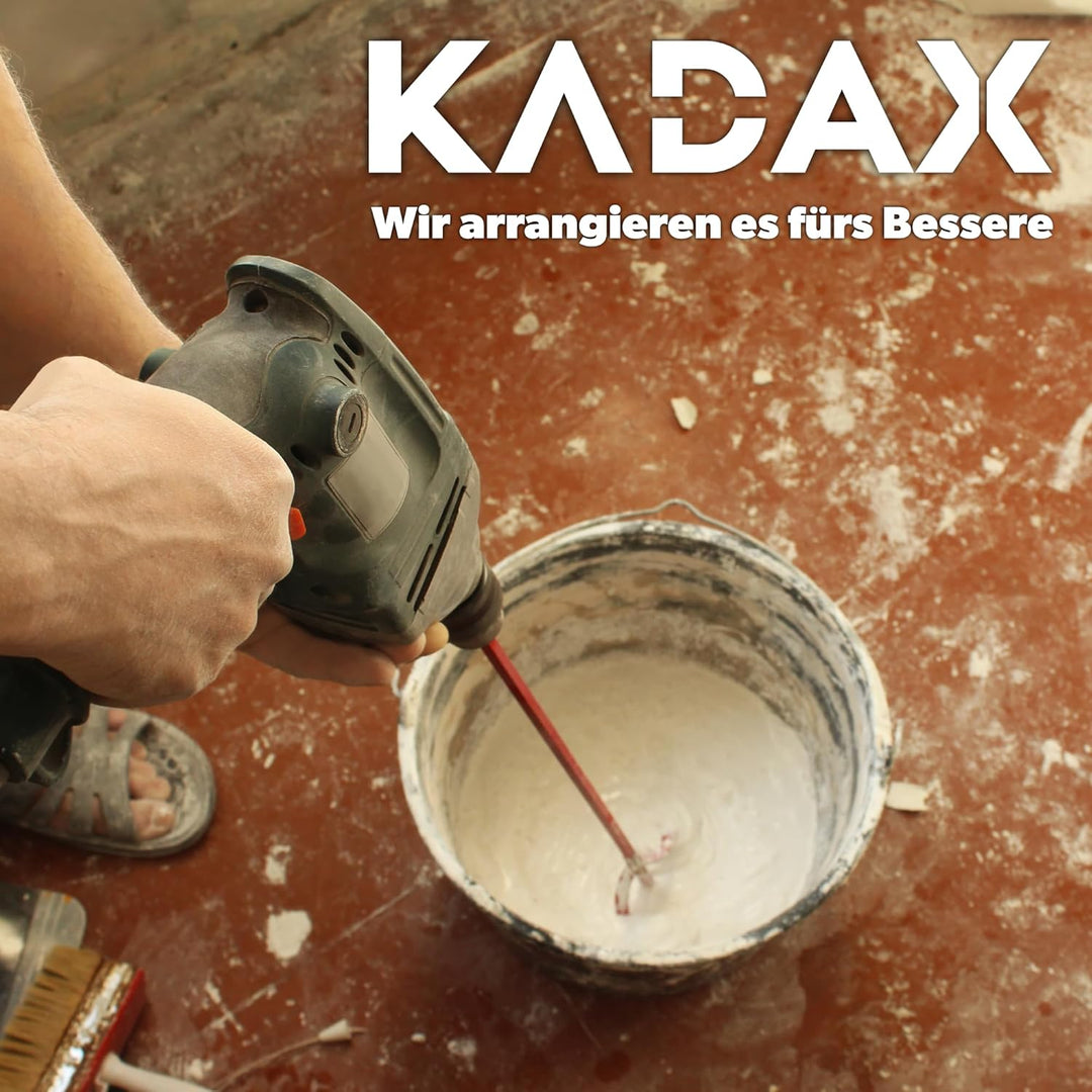 KADAX Baueimer aus Kunststoff, 5l, Mörteleimer für Garten, Baustelle, Eimer mit Griff, Wassereimer,