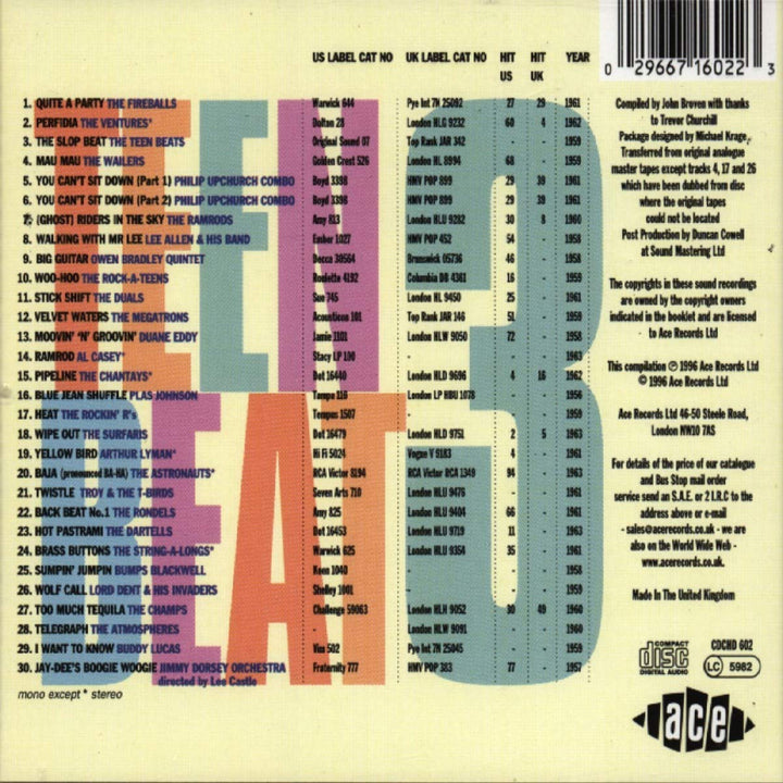 Teen Beat Vol.3, Audio-CD