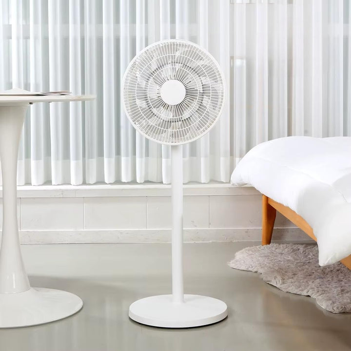 LTC Standventilator Flüsterleise (27dB) mit 15 Flügeln – Leistungsstarker Bodenventilator mit Fernbe
