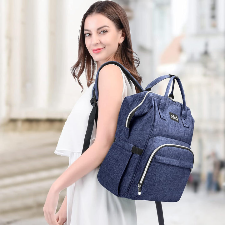 Viedouce Baby Wickelrucksack Wickeltasche Babytasche,Wasserdicht Oxford Grosse Kapazität für ausgehe