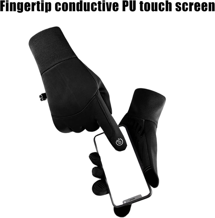 USB-Handschuhe Beheizbar, Touchscreen Winter Handwärmer mit Wärmefunktion, wasserdichte Handschuhe f