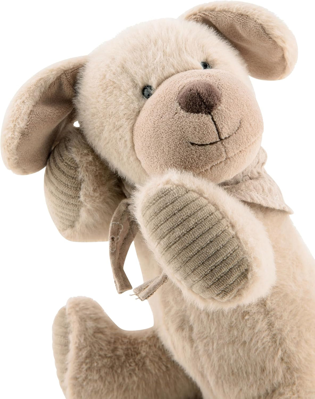 Sterntaler Schlaf Gut Figur Hund Lucky - Baby und Kinder Einschlafhilfe aus weichem Flausch - Kusche