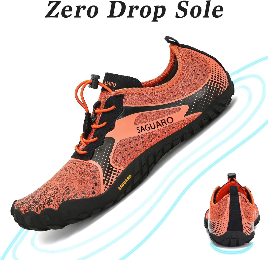 SAGUARO Unisex Barfussschuhe Traillaufschuhe Schnell Trocknend Wassersportschuhe, Gr. 36-47 36 EU Fe