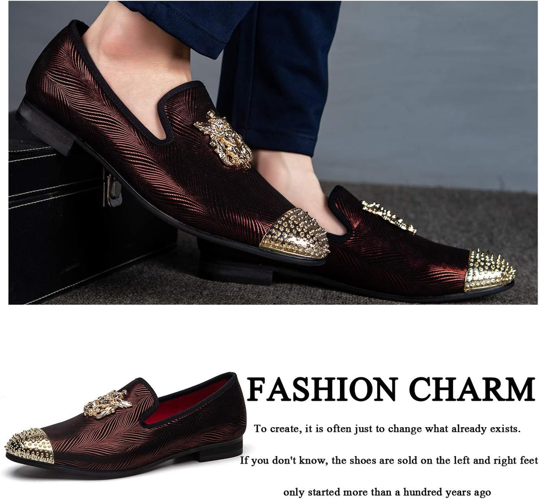 JITAI Herren leichte Schuhe Kunstleder Slipper für Männer und Mode Mokassins Herren Freizeitschuhe 4