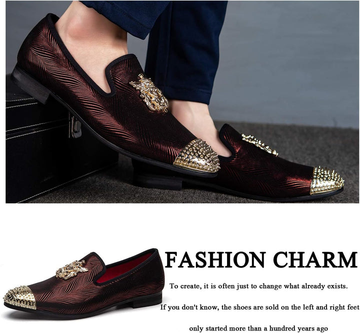 JITAI Herren leichte Schuhe Kunstleder Slipper für Männer und Mode Mokassins Herren Freizeitschuhe 4