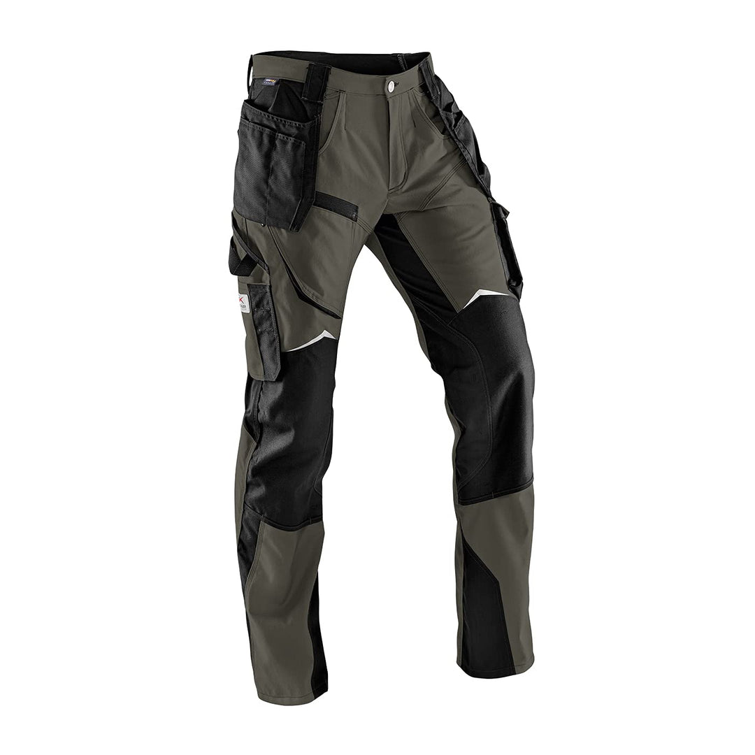 KÜBLER Workwear Damen Hose Hose 28 Oliv/Schwarz, 28 Oliv/Schwarz