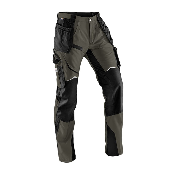 KÜBLER Workwear Damen Hose Hose 28 Oliv/Schwarz, 28 Oliv/Schwarz