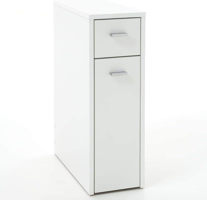 FMD Möbel, 930-001 Casa Nora Mehrzweckschrank, spanplatte / melamin / holz, weiss, masse 20.0 x 45.0