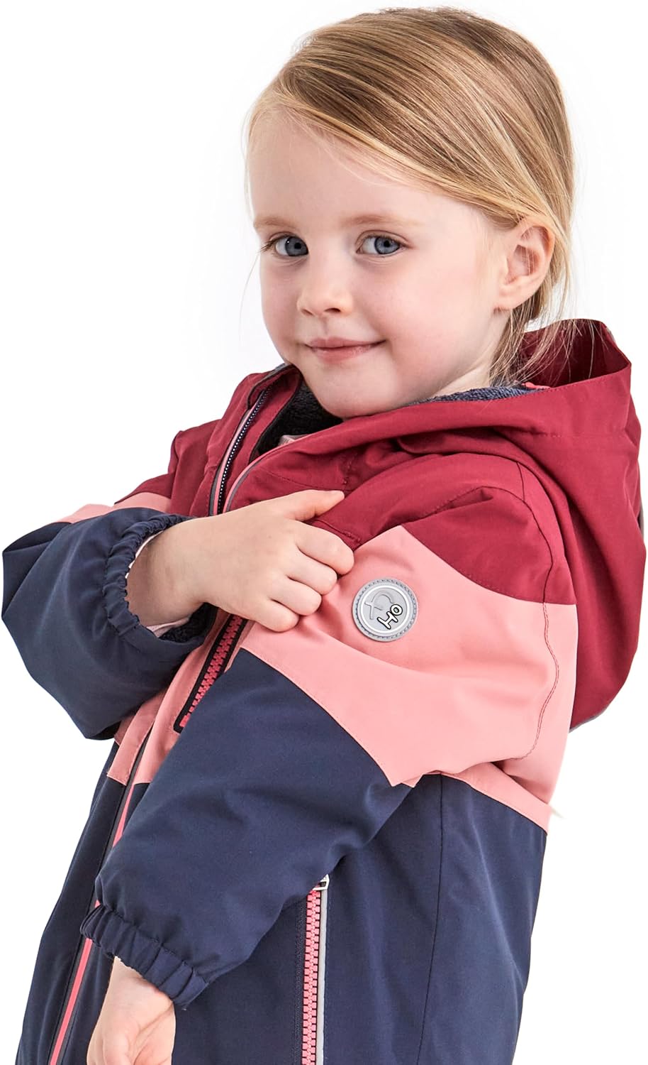 Killtec Unisex Fisw 3 Mns Ski Jckt Skijacke/Funktionsjacke mit Kapuze und Schneefang, brombeere