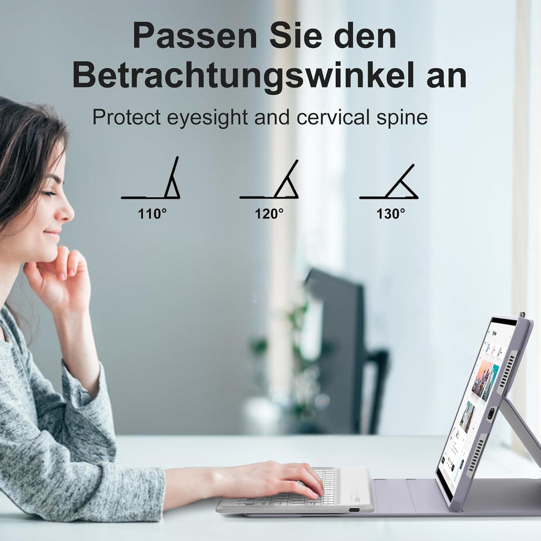 Hülle Tastatur für Lenovo Idea Tab Plus 12.1 Zoll 2025