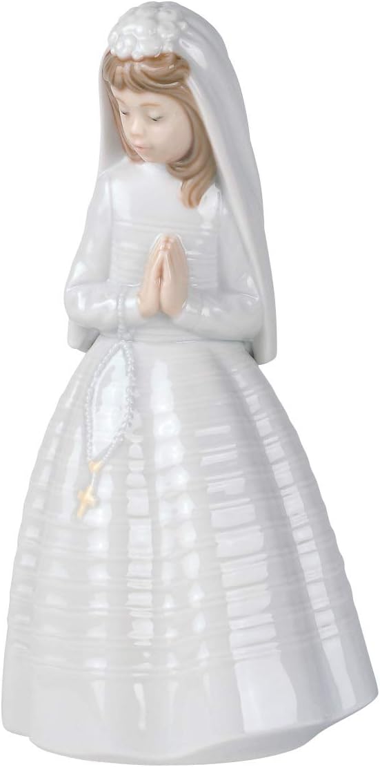 NAO Mädchen betend Porzellanfigur Kommunion