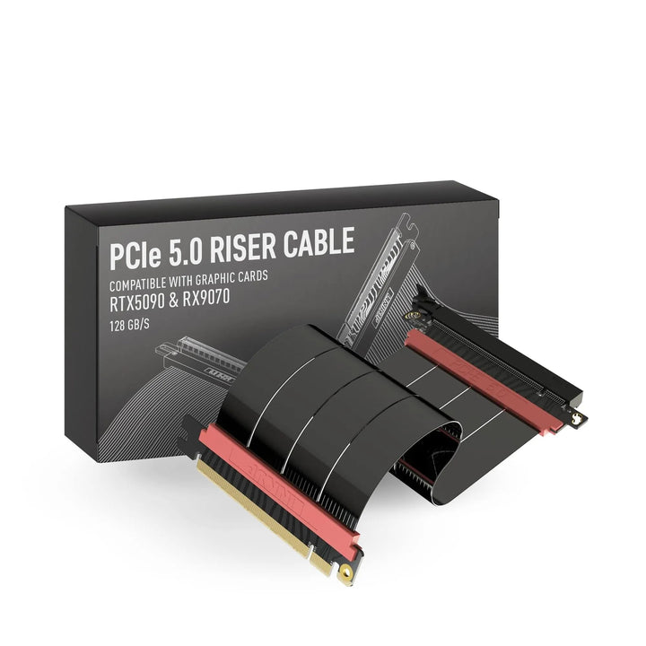 LINKUP - AVA5 PCIE 5.0 Riser-Kabel | RTX5090 RX9070 GPU Bereit | x16 128GB/s Geschwindigkeit | PCIe