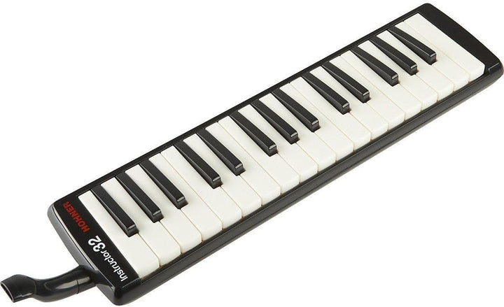Hohner 32B Melodica (Klavierdesign), schwarz, schwarz