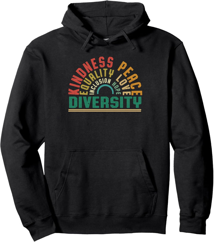 Menschliche Rechte – Kindness Peace Equality Inclusion Diversity Pullover Hoodie