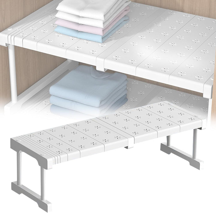 Verstellbare Regale für Schrank, Erweiterbares Einlegeböden Schrankregal, Einlegeböden für Schränke,