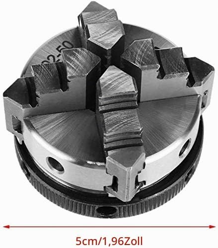 4 Backen umkehrbares selbstzentrierendes Gewinde M14 Mini-Drehfutter K02-50 CNC-Fräser 50 mm (K02-50