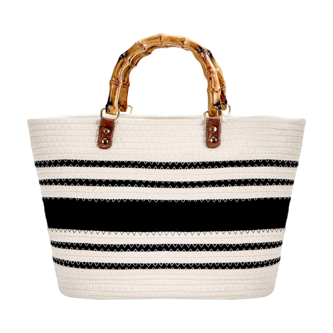 Handtasche Grosse Sommer Strandtasche Handgewebte Shopper Tasche mit Griff Frauen Henkeltasche für D