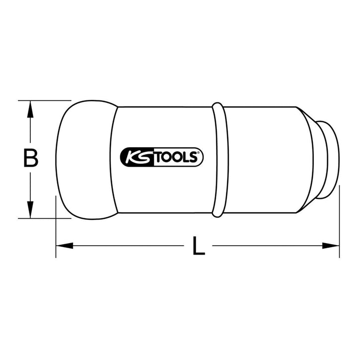 KS Tools 117.3915 3/8" Ausrichtungswerkzeug 95-150mm
