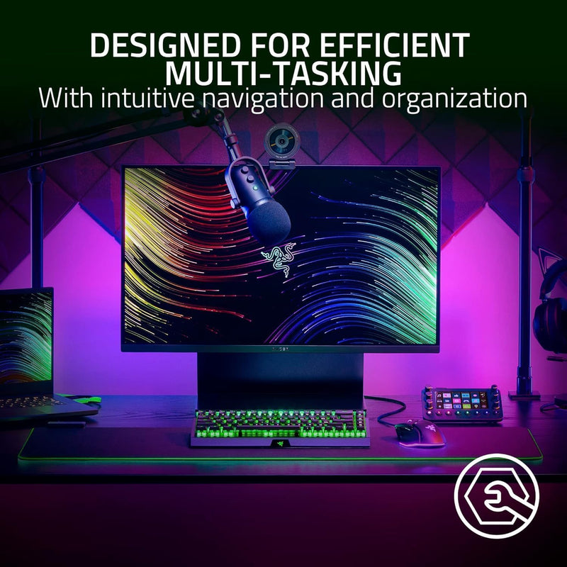 Razer Stream Controller - All-in-One-Deck für Streaming und Content-Erstellung (12 Haptisch Schaltba