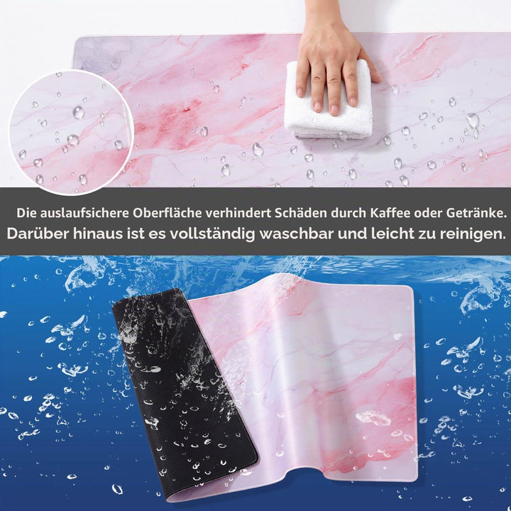 Schreibtischunterlage Mauspad, Mauspad XXXXL 1000 x 500mm, Mausunterlage Gross, Gaming Mouse Pad, Au