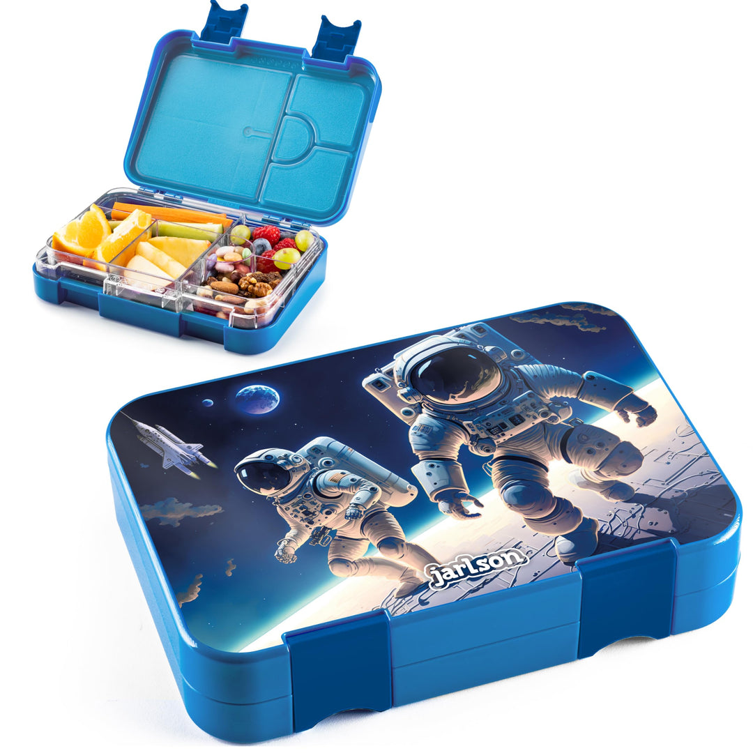 Jarlson® Brotdose Kinder mit Fächern TONI [AUSLAUFSICHER] - Bento Lunchbox mit Trennfächern - Frühst