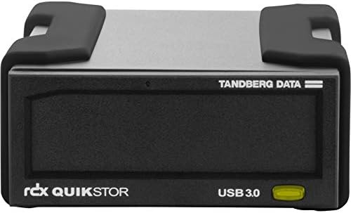 Tandberg RDX External Drive kit with 500GB, Black, USB3+ Includes Windows Backup and Apple Time Mach