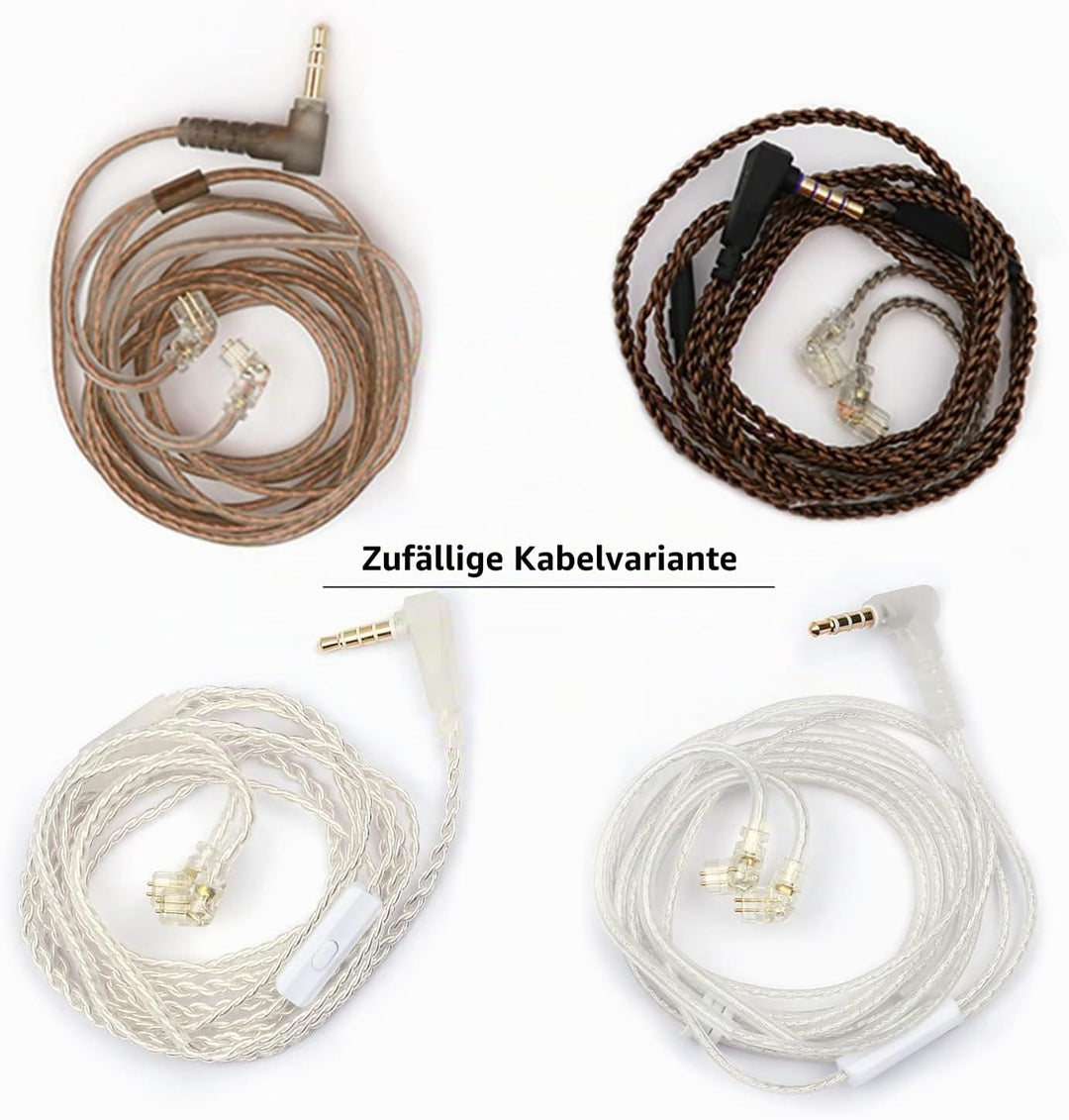 KZ LINSOUL AS10 5BA HiFi Stereo In-Ear Kopfhörer - Hochauflösender Kopfhörer mit abnehmbaren 0,75 mm