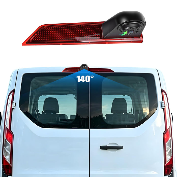 CAMECHO 720P HD Rückfahrkamera Ford Transit 2012–2015, 140° Weitwinkel, IP67 wasserdicht, Nachtsicht